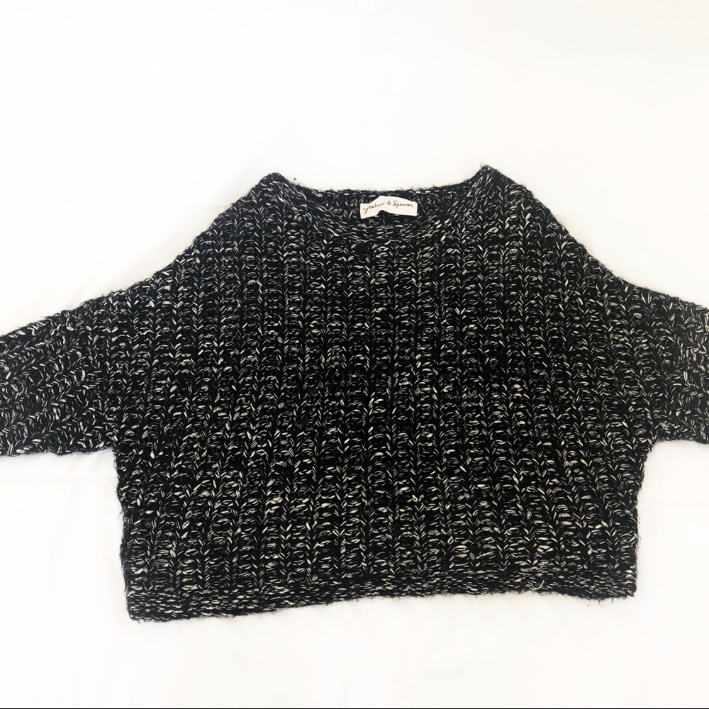 Graham & Spencer chunky knit crop top